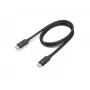 Lenovo 4X91K16968 Thunderbolt-kaabel 0,7 m 40 Gbit/s Must (avatud pakend)
