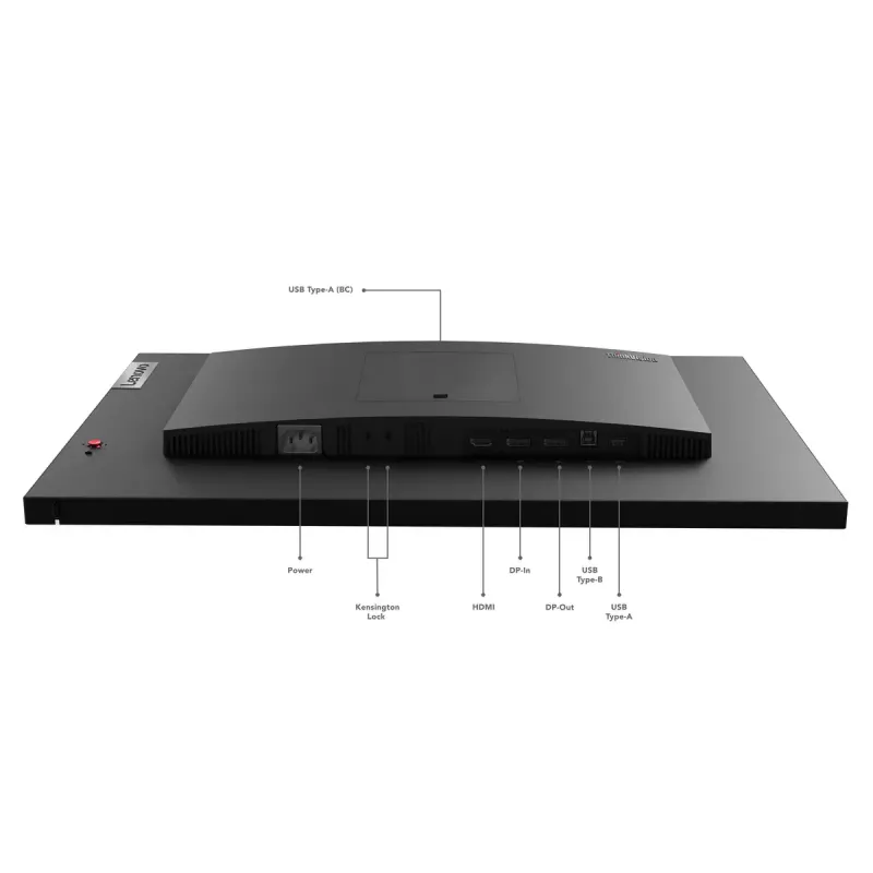 Lenovo ThinkVision P24q-30 arvutimonitor 60,5 cm (23,8 tolli) 2560 x 1440 pikslit Quad HD LED must