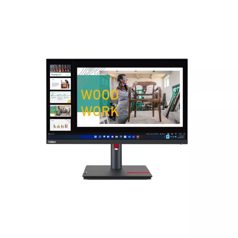 Lenovo ThinkVision P24q-30 arvutimonitor 60,5 cm (23,8 tolli) 2560 x 1440 pikslit Quad HD LED must