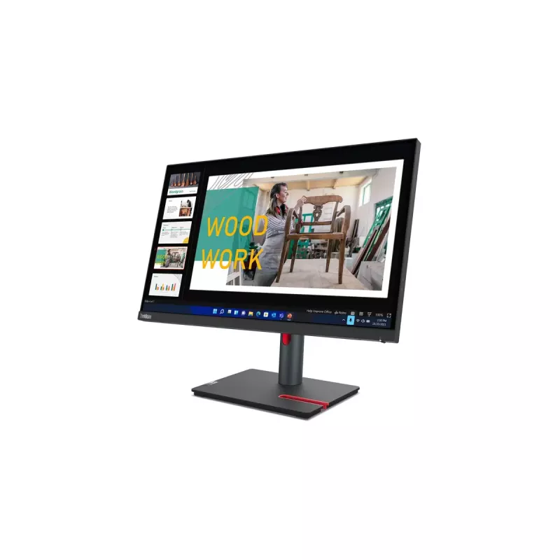 Lenovo ThinkVision P24q-30 arvutimonitor 60,5 cm (23,8 tolli) 2560 x 1440 pikslit Quad HD LED must