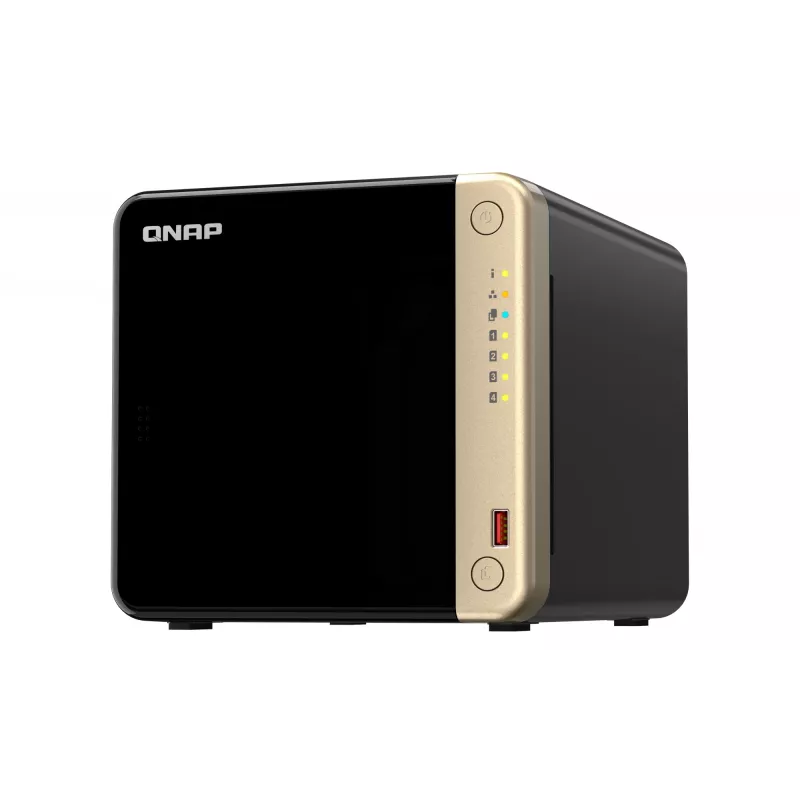 QNAP TS-464 NAS Tower Intel® Celeron® N5095 8 GB DDR4 0 TB QNAP QTS Must
