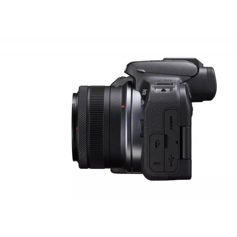Canon EOS R10 + RF-S 18-45mm F4.5-6.3 IS STM MILC 24,2 MP CMOS 6000 x 4000 pikslit Must