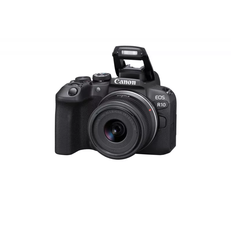 Canon EOS R10 + RF-S 18-45mm F4.5-6.3 IS STM MILC 24,2 MP CMOS 6000 x 4000 pikslit Must
