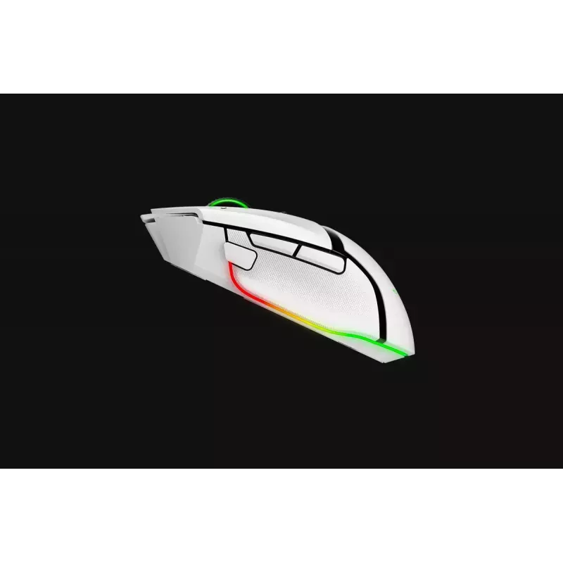Gaming hiir Razer Basilisk V3 Pro — paremakäeline, optiline 30 000 DPI, RF Wireless/Bluetooth/USB-C, valge