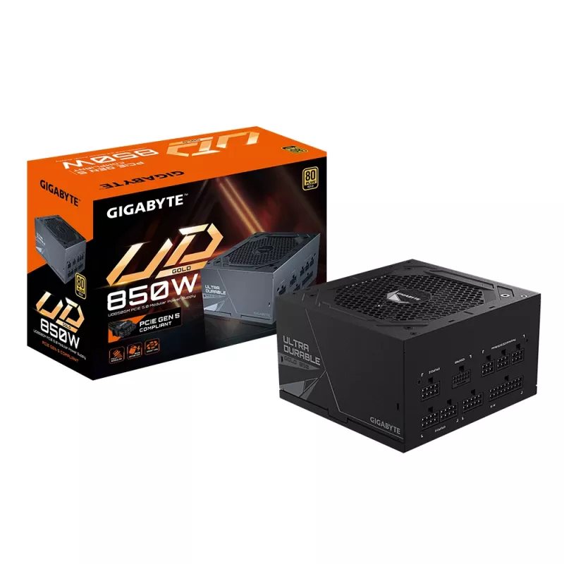 GIGABYTE GP-UD850GM PG5 toiteplokk 850 W 20+4 pin ATX ATX Must
