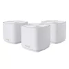ASUS ZenWiFi XD4 Plus AX1800 3-pakk Valge Kaheribaline (2,4 GHz / 5 GHz) Wi-Fi 6 (802.11ax) 2 sisemist antenni