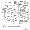 Sisseehitatud elektriahi Bosch Serie 2 HBF010BV1S — 66 L, pöördregulaatorid, halogeenlamp, A-klass, valge