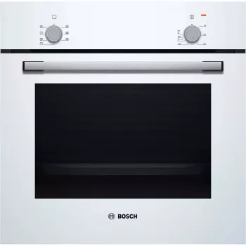 Sisseehitatud elektriahi Bosch Serie 2 HBF010BV1S — 66 L, pöördregulaatorid, halogeenlamp, A-klass, valge