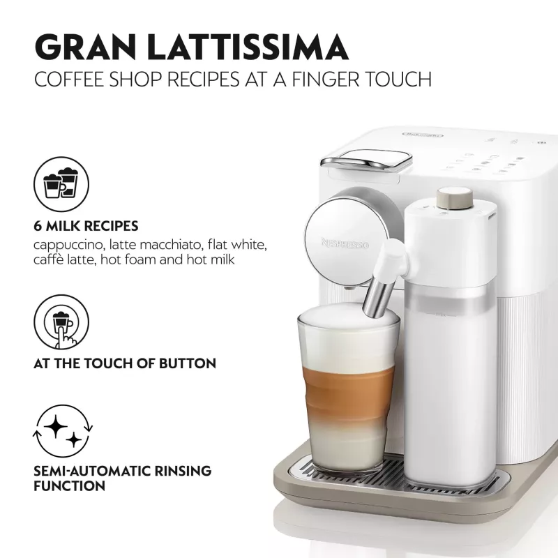De’Longhi Lattissima One Nespresso Gran Lattissima kohvimasin Delonghi, Sophisticated Darks