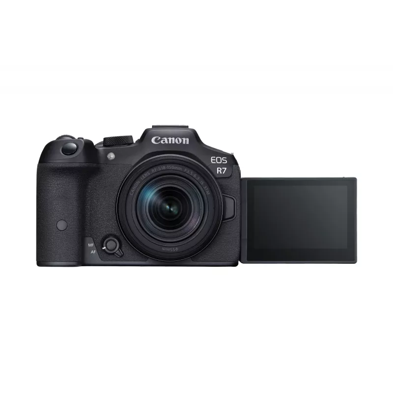 Peeglita kaamera Canon EOS R7 koos RF-S 18-150mm objektiiviga, 32,5 MP CMOS, 4K, 0,53 kg
