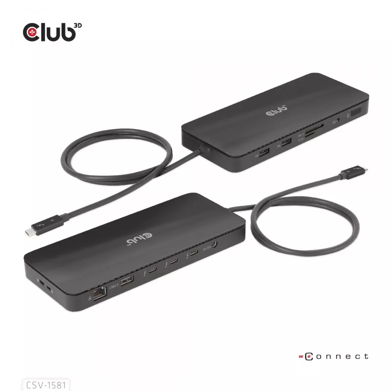 Dokkimisjaam CLUB3D Thunderbolt 4 Certified 11-in-1 140W