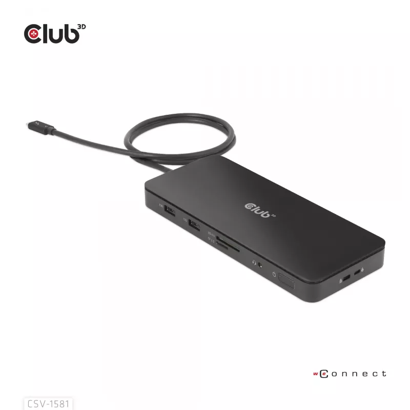 Dokkimisjaam CLUB3D Thunderbolt 4 Certified 11-in-1 140W