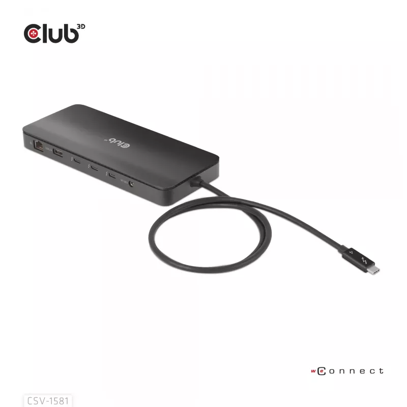 Dokkimisjaam CLUB3D Thunderbolt 4 Certified 11-in-1 140W
