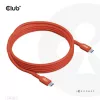 CLUB3D USB2 Type-C kahesuunaline USB-IF sertifitseeritud andmekaabel 480Mb, PD 240W(48V/5A) EPR M/M 3m / 9.84 ft