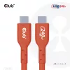 CLUB3D USB2 Type-C kahesuunaline USB-IF sertifitseeritud andmekaabel 480Mb, PD 240W(48V/5A) EPR M/M 3m / 9.84 ft
