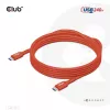 CLUB3D USB2 Type-C kahesuunaline USB-IF sertifitseeritud andmekaabel 480Mb, PD 240W(48V/5A) EPR M/M 3m / 9.84 ft