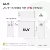 CLUB3D reisilaadija 140 W GaN-tehnoloogiaga, ühe pordiga USB Type-C, Power Delivery (PD) 3.1 tugi