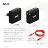 CLUB3D reisilaadija 140 W GaN-tehnoloogiaga, ühe pordiga USB Type-C, Power Delivery (PD) 3.1 tugi
