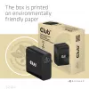 CLUB3D reisilaadija 140 W GaN-tehnoloogiaga, ühe pordiga USB Type-C, Power Delivery (PD) 3.1 tugi