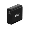 CLUB3D reisilaadija 140 W GaN-tehnoloogiaga, ühe pordiga USB Type-C, Power Delivery (PD) 3.1 tugi