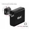CLUB3D reisilaadija 140 W GaN-tehnoloogiaga, ühe pordiga USB Type-C, Power Delivery (PD) 3.1 tugi