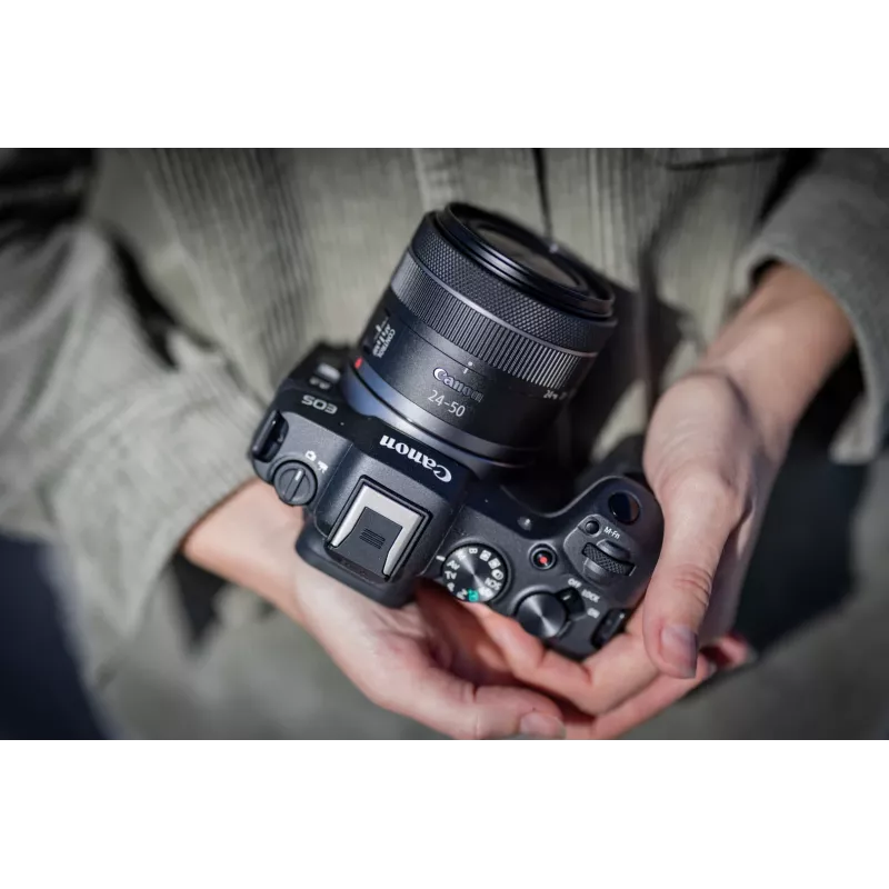 Canon EOS R8 + RF 24-50mm F4.5-6.3 IS STM Kit, 24.2 MP, 6000 x 4000 pikslit, CMOS, 4K Ultra HD, puuteekraan, must