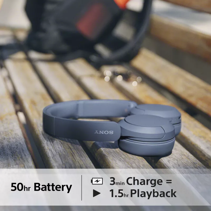 Sony WH-CH520 Kõrvaklapid Juhtmeta Peapael Kõned/Muusika USB Type-C Bluetooth Sinine