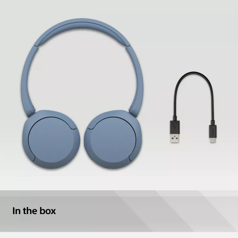 Sony WH-CH520 Kõrvaklapid Juhtmeta Peapael Kõned/Muusika USB Type-C Bluetooth Sinine