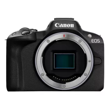 Canon EOS R50, must + RF-S 18-45mm F4.5-6.3 IS STM komplekt, 24,2 MP, 6000 x 4000 pikslit, CMOS, 4K Ultra HD, puuteekraan, must
