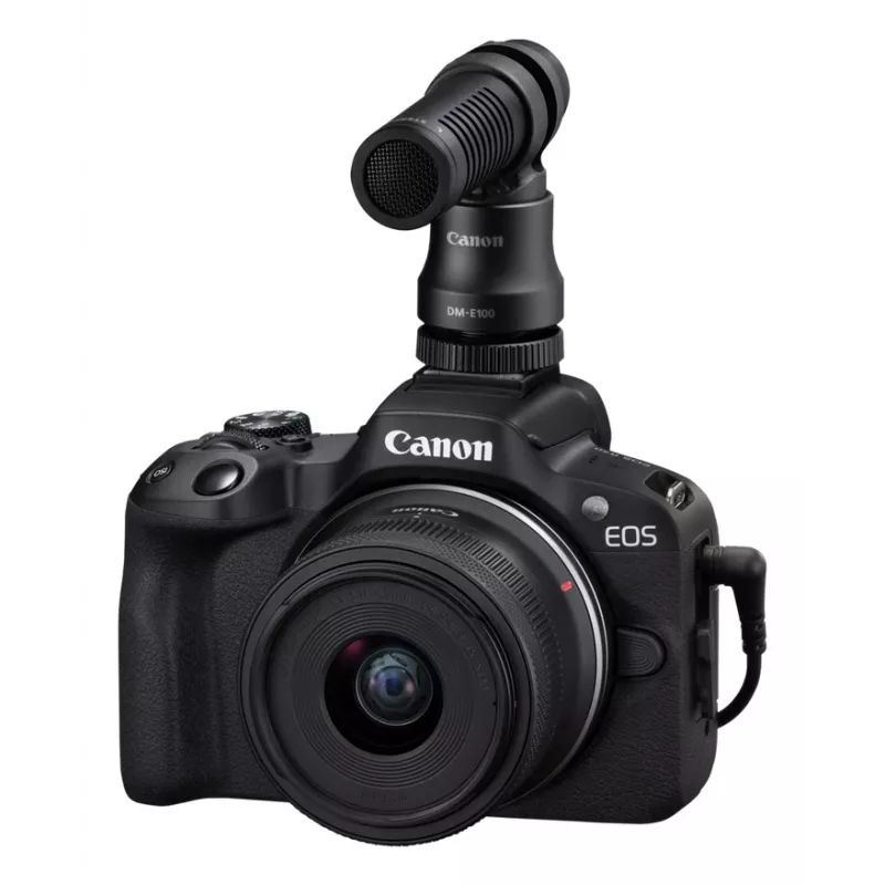 Canon EOS R50, must + RF-S 18-45mm F4.5-6.3 IS STM komplekt, 24,2 MP, 6000 x 4000 pikslit, CMOS, 4K Ultra HD, puuteekraan, must