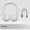 Sony WH-CH520 juhtmevaba kõrvapealne peakomplekt, Bluetooth 5.2, 50 h taasesitusaega, USB-C laadimine, valge