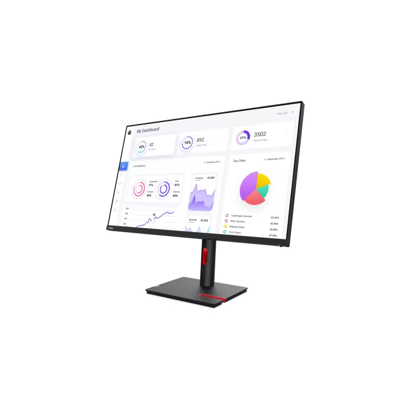 Lenovo ThinkVision T32p-30 arvutimonitor 80 cm (31,5 tolli) 3840 x 2160 pikslit 4K Ultra HD LED Must