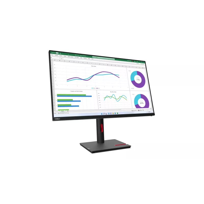 Lenovo ThinkVision T32h-30 arvutimonitor 80 cm (31,5 tolli) 2560 x 1440 pikslit Quad HD LED must