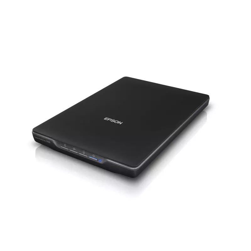 Lambskanner Epson Perfection V39II — A4, 4800 x 4800 DPI, CIS, USB-toitega, must