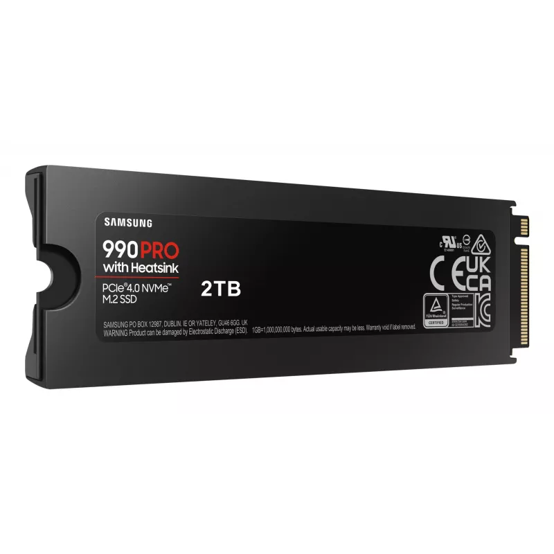SSD ketas Samsung 990 PRO koos Heatsinkiga 2000 GB M.2 2280 M.2 NVMe MZ-V9P2T0CW
