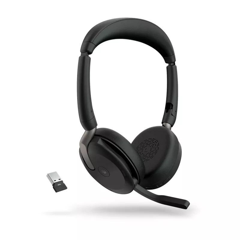 Jabra Evolve2 65 Flex - Link380a MS Stereo (juhtmevaba laadimine)