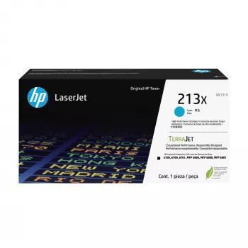 HP 213X High Yield tsüaan Originaal LaserJet toonerkassett