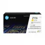 HP 213X suure tootlikkusega kollane originaal LaserJet toonerikassett, 6000 lehekülge, kollane, 1 tk