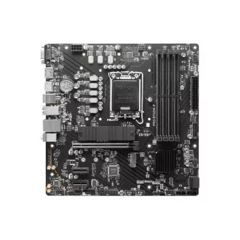 Emaplaat MSI PRO B760M-P micro ATX, Intel B760, LGA 1700, 4× DDR5 pesa, 192 GB, SATA III, PCIe 4.0