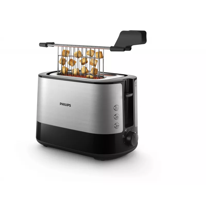 Philips Viva Collection HD2635/90 röster 7 2 viilu Must, Titaan