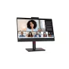 Lenovo ThinkVision T24mv-30 monitor, 60.5 cm (23.8 tolli), 1920 x 1080 pikslit, Full HD, LED, 6 ms, must