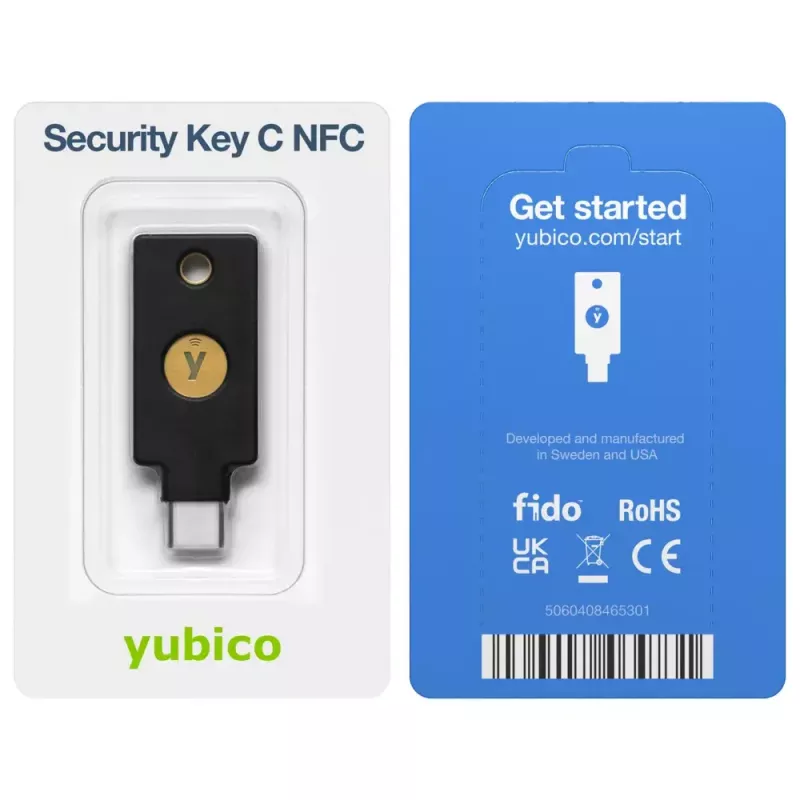 USB-mälupulk Yubico Must