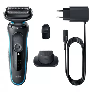 Braun Series 5 51-M1200s meeste pardel Fooliumpardel Trimmer Must, Sinine