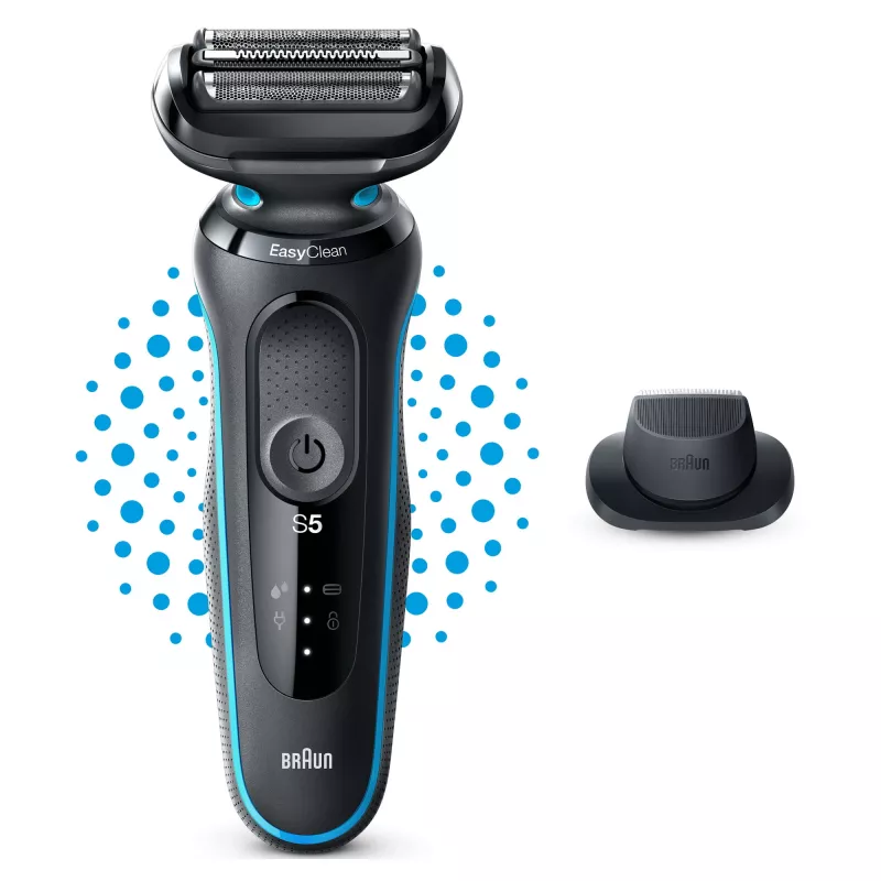 Braun Series 5 51-M1200s meeste pardel Fooliumpardel Trimmer Must, Sinine