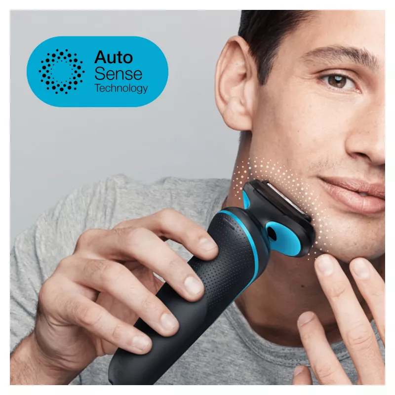 Braun Series 5 51-M1200s meeste pardel Fooliumpardel Trimmer Must, Sinine