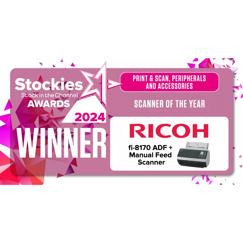 Ricoh fi-8170 ADF + manuaalse söötmise skanner 600 x 600 DPI A4 must, hall