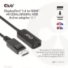 CLUB3D DisplayPort 1.4 HDMI-le 4K120Hz/8K60Hz HDR aktiivadapter M/F