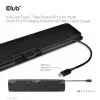 CLUB3D USB Gen1 USB-C kolmikkuva DP1.4 Alt-režiimi nutikas PD3.0 laadimisdokk 100 W toiteplokiga