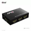 CLUB3D 3 to 1 HDMI™ 8K60Hz/4K120Hz lüliti, 7680 x 4320 pikslit, 8K Ultra HD, Must