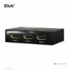 CLUB3D 3 to 1 HDMI™ 8K60Hz/4K120Hz lüliti, 7680 x 4320 pikslit, 8K Ultra HD, Must
